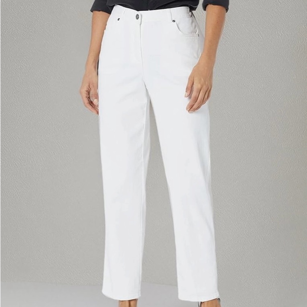 Women's Petite  Classic  Flat Front Denim Jeans 8P